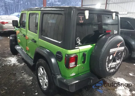 2020 Jeep Wrangler Unlimited Sport S 4X4 from USA, damaged, VIN 1C4HJXDG0LW104828